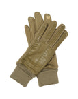 ECO LEATHER LIGHT KHAKI GLOVES