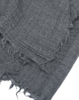 GREY WOOL SCARF