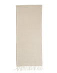 BEIGE WOOL SCARF