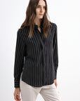 BLACK STRIPED SHIRT