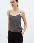 SLEEVELESS TOP IN GREY