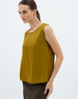 DARK MUSTARD SLEEVELESS TOP