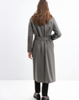 JADE BELTED WOOL COAT