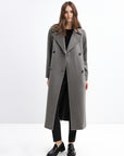 JADE BELTED WOOL COAT