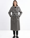 JADE BELTED WOOL COAT