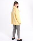 OVERSIZED WOOL YELLOW COAT