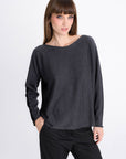 TWO-COLOR MERINO WOOL SWEATER