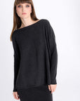 CASHMERE DARK GREY SWEATER