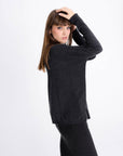 CASHMERE DARK GREY SWEATER