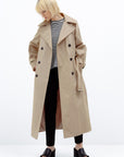 LOOSE FIT BEIGE TRENCH COAT