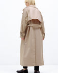 LOOSE FIT BEIGE TRENCH COAT