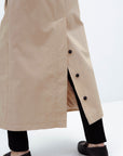 LOOSE FIT BEIGE TRENCH COAT