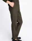 FOREST GREEN SLIM FIT TROUSERS