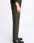 FOREST GREEN SLIM FIT TROUSERS