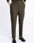 FOREST GREEN SLIM FIT TROUSERS