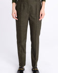 FOREST GREEN SLIM FIT TROUSERS