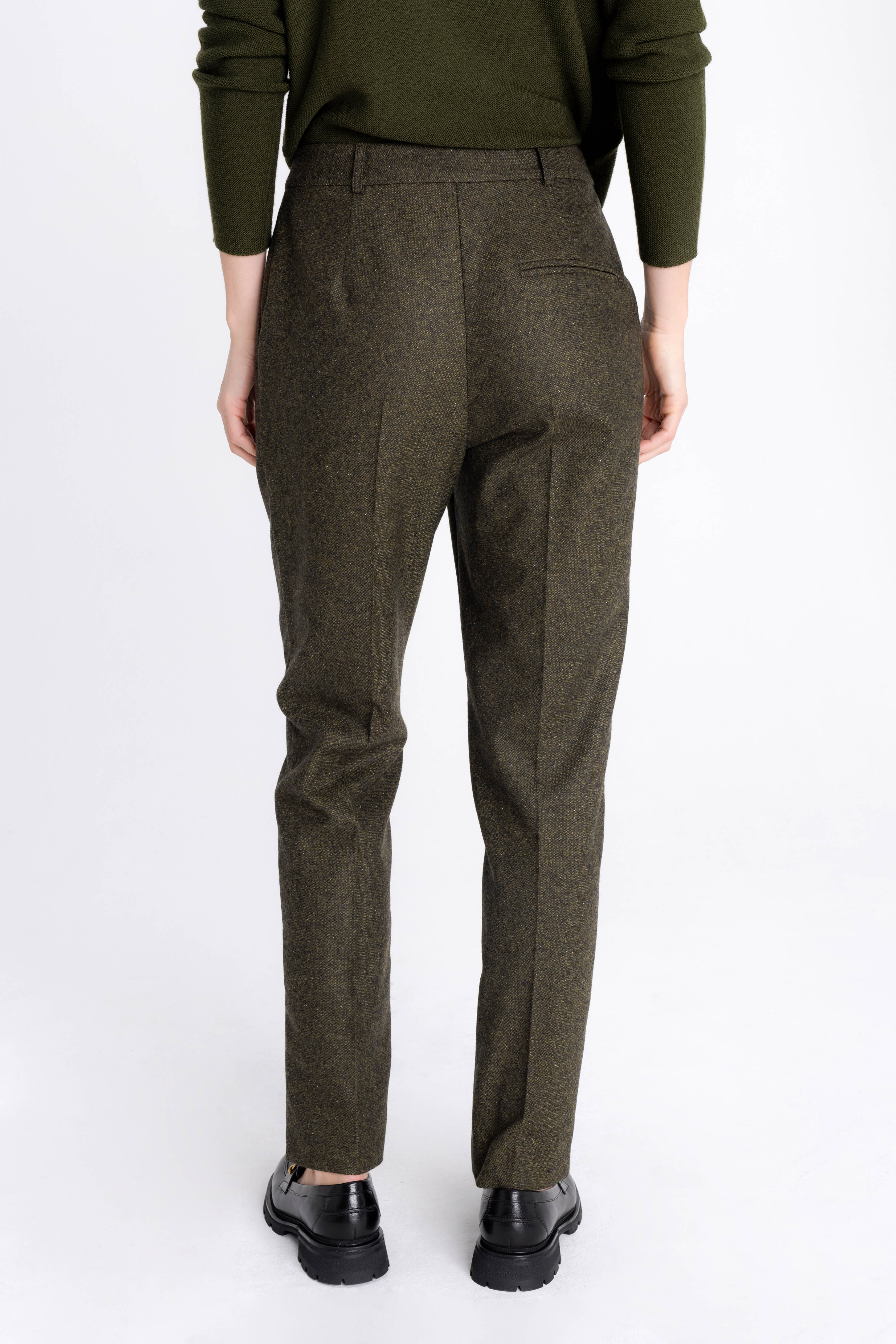 FOREST GREEN SLIM FIT TROUSERS