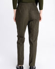 FOREST GREEN SLIM FIT TROUSERS