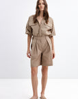 SAFARI CAMEL SHORTS