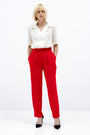 TAPERED SUIT TROUSERS IN RED